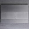 Панель змиву KOER KT-0603-07 240x160x10mm пластикова, кнопка лінійна (колір графіт) Панель змиву KOER KT-0603-07 240x160x10mm пластикова, кнопка лінійна (колір графіт)