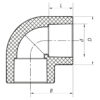 Кут 90 63 PPR Koer K0024.PRO Кут 90 63 PPR Koer K0024.PRO