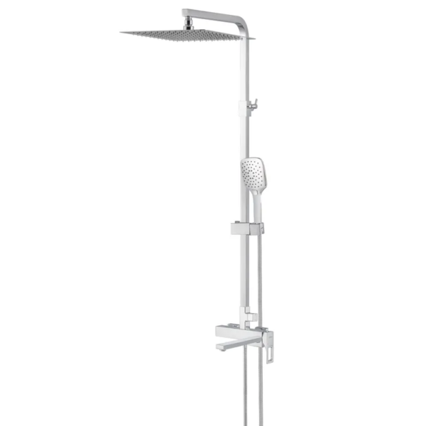 Душова колона зі змішувачем KOER KB-56009-01, 3 функції (Колір хром) Душова колона зі змішувачем KOER KB-56009-01, 3 функції (Колір хром)