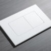 Панель змиву KOER KT-0602-03 240x160x10mm пластикова, кнопка квадратна (колір білий) Панель змиву KOER KT-0602-03 240x160x10mm пластикова, кнопка квадратна (колір білий)