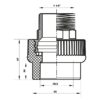 З'єднувальна муфта ЗР 40x1.1 /4M PPR Koer K0100.PRO З'єднувальна муфта ЗР 40x1.1 /4M PPR Koer K0100.PRO