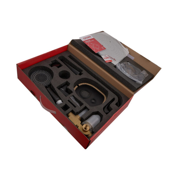 Душова система вбудована KOER KB-64008-05, 3 функції (Колір чорний) Душова система вбудована KOER KB-64008-05, 3 функції (Колір чорний)