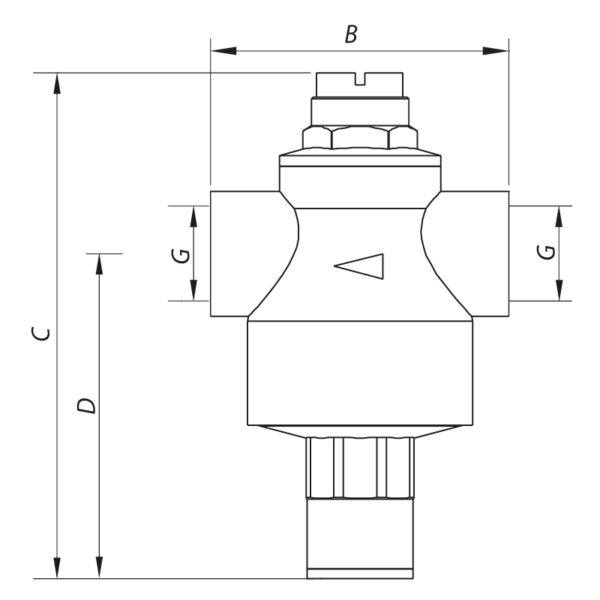 Редуктор тиску KOER KR.1251 1/2 "
