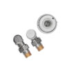Комплект для підключення радіатора Koer SET-23 - 1/2'' кутовий з термоголовкою, клікове кріплення Комплект для підключення радіатора Koer SET-23 - 1/2'' кутовий з термоголовкою, клікове кріплення