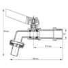Кран пивний 1/2" (KOER KR.251) Кран пивний 1/2" (KOER KR.251)