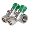 Колектор для теплої підлоги на 2 контура Koer KR.1123-2 3/4"x2 ways