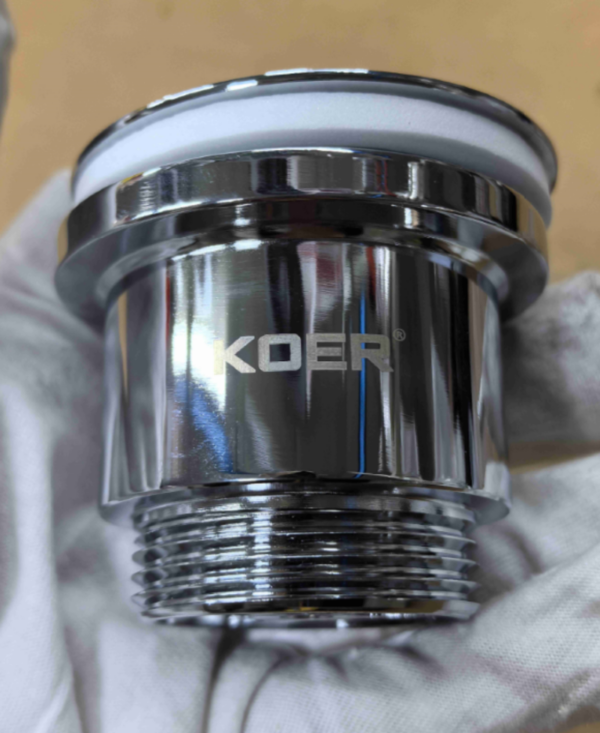 Донний клапан для раковини універсальний (з/без переливу) KOER PW-02-01 автоматичний (Click-Clack) 1 1/4'' Донний клапан для раковини універсальний (з/без переливу) KOER PW-02-01 автоматичний (Click-Clack) 1 1/4''