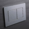Панель змиву KOER KT-0602-01 240x160x10mm пластикова, кнопка квадратна (колір хром) Панель змиву KOER KT-0602-01 240x160x10mm пластикова, кнопка квадратна (колір хром)
