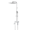 Душова колона зі змішувачем KOER KB-56007-04, 3 функції (Колір хром+білий)