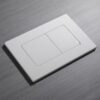 Панель змиву KOER KT-0602-03 240x160x10mm пластикова, кнопка квадратна (колір білий) Панель змиву KOER KT-0602-03 240x160x10mm пластикова, кнопка квадратна (колір білий)