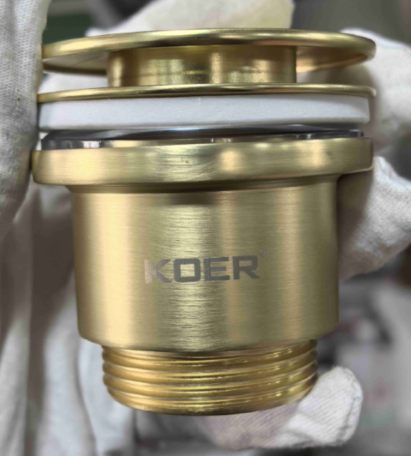Донний клапан для раковини універсальний (з/без переливу) KOER PW-11-12 автоматичний (Click-Clack) 1 1/4'' Донний клапан для раковини універсальний (з/без переливу) KOER PW-11-12 автоматичний (Click-Clack) 1 1/4''