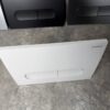Панель змиву KOER KT-0608-03 240x160x10mm пластикова, кнопка закруглена (колір білий)