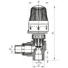 Кран термостатичний з термоголовкою кутовий 25x3/4 PPR Koer K0154.PRO Кран термостатичний з термоголовкою кутовий 25x3/4 PPR Koer K0154.PRO