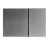Панель змиву KOER KT-0610-07 240x160x32mm пластикова, кнопка квадратна (колір графіт) Панель змиву KOER KT-0610-07 240x160x32mm пластикова, кнопка квадратна (колір графіт)