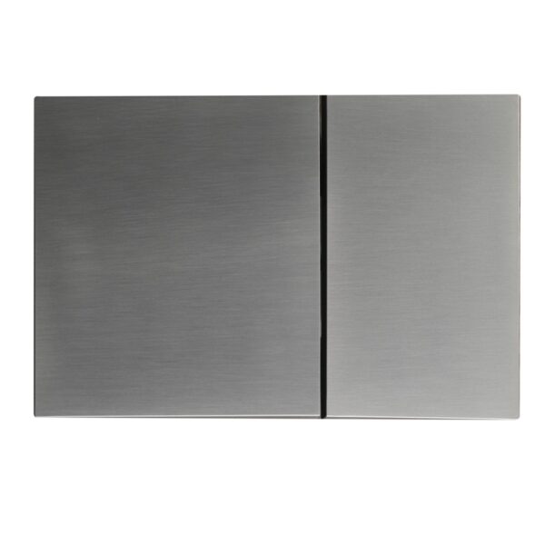 Панель змиву KOER KT-0610-07 240x160x32mm пластикова, кнопка квадратна (колір графіт) Панель змиву KOER KT-0610-07 240x160x32mm пластикова, кнопка квадратна (колір графіт)