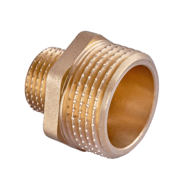 Ніпель редукційний Koer KF.N0608.WN - 3/4"x1/2" без нікелю