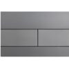 Панель змиву KOER KT-0603-07 240x160x10mm пластикова, кнопка лінійна (колір графіт) Панель змиву KOER KT-0603-07 240x160x10mm пластикова, кнопка лінійна (колір графіт)