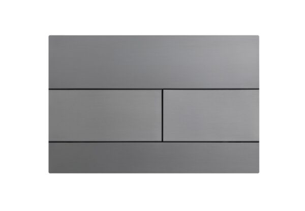 Панель змиву KOER KT-0603-07 240x160x10mm пластикова, кнопка лінійна (колір графіт) Панель змиву KOER KT-0603-07 240x160x10mm пластикова, кнопка лінійна (колір графіт)