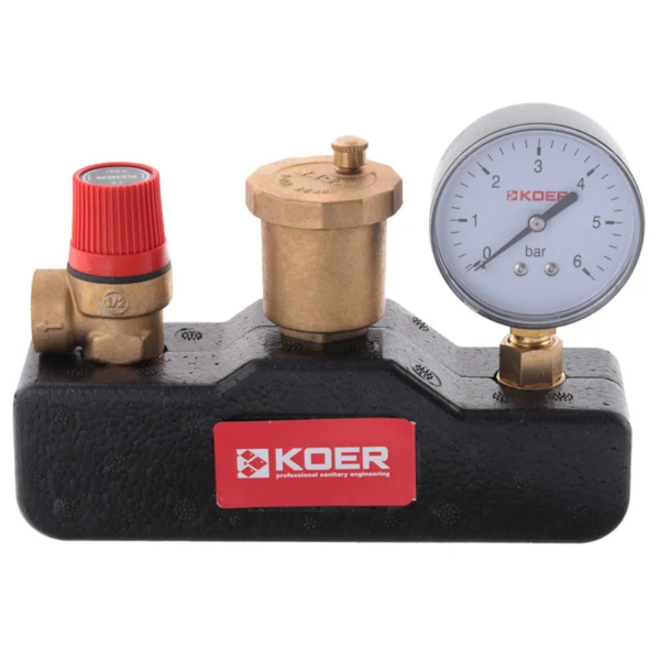 Група безпеки 1" (в термоізоляційному кожусі) Koer KR.105PT Група безпеки 1" (в термоізоляційному кожусі) Koer KR.105PT