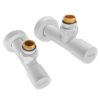 Комплект кранів рушникосушарки кутовий M1/2''xM1/2'' подовжений KOER KR.SET.534 WHITE Комплект кранів рушникосушарки кутовий M1/2''xM1/2'' подовжений KOER KR.SET.534 WHITE