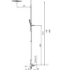 Душова колона зі змішувачем KOER KB-56009-01, 3 функції (Колір хром) Душова колона зі змішувачем KOER KB-56009-01, 3 функції (Колір хром)