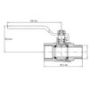 Кран кульовий Koer KG.205 - 1" FM ГШВ (газ) Кран кульовий Koer KG.205 - 1" FM ГШВ (газ)
