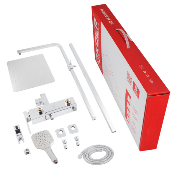 Душова колона зі змішувачем KOER KB-56009-01, 3 функції (Колір хром) Душова колона зі змішувачем KOER KB-56009-01, 3 функції (Колір хром)