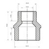 Муфта редукційна НB 32x20 PPR KOER K0057.PRO Муфта редукційна НB 32x20 PPR KOER K0057.PRO