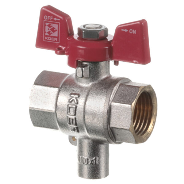 Кран ГГБ для підключення датчика температури Koer KR.230 - 1/2" Кран ГГБ для підключення датчика температури Koer KR.230 - 1/2"
