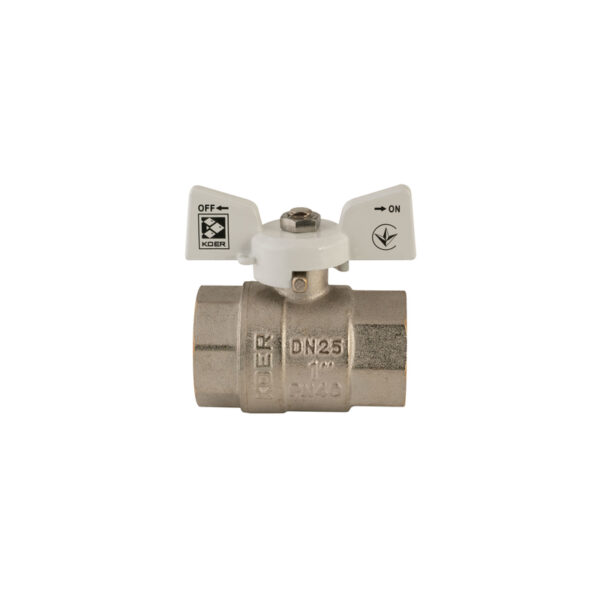 Кран кульовий Koer 1" ГГМ (KR.217.W) білий Кран кульовий Koer 1" ГГМ (KR.217.W) білий
