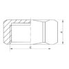 Заглушка 1/2" В Koer KF.P06F Заглушка 1/2" В Koer KF.P06F