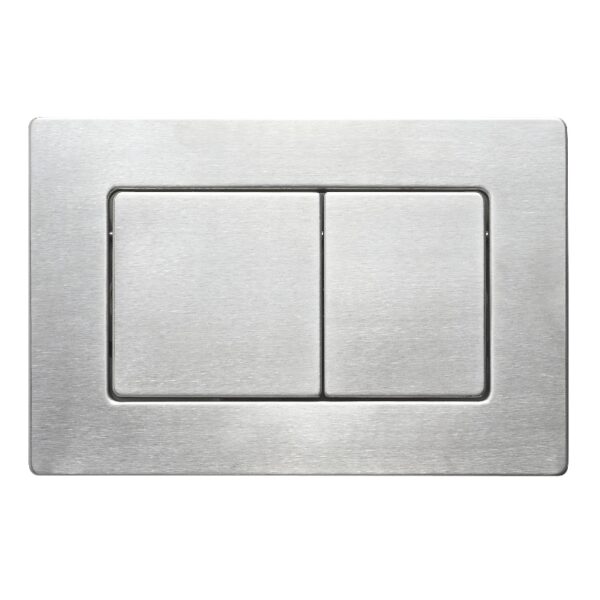 Панель змиву KOER KT-0612-02 240x160x10mm з нержавіючої сталі, кнопка квадратна SUS304 Панель змиву KOER KT-0612-02 240x160x10mm з нержавіючої сталі, кнопка квадратна SUS304