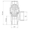 Клапан запобіжний ВЗ 1/2"х3/4" Koer KR.1261 (6 бар) Клапан запобіжний ВЗ 1/2"х3/4" Koer KR.1261 (6 бар)