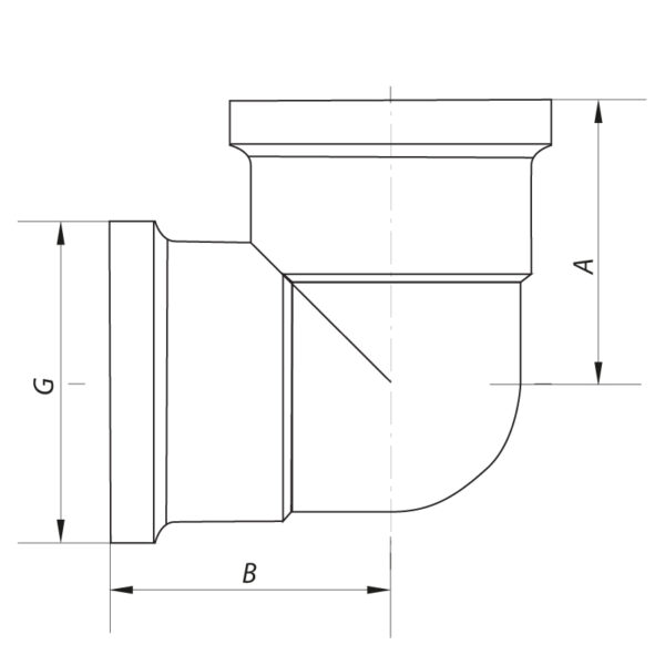 Кут 1'' ВВ (хром) Koer KF.L10F.CHR Кут 1'' ВВ (хром) Koer KF.L10F.CHR