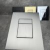 Панель змиву KOER KT-0607-07 157x198x3mm пластикова, кнопка квадратна (колір графіт) Панель змиву KOER KT-0607-07 157x198x3mm пластикова, кнопка квадратна (колір графіт)