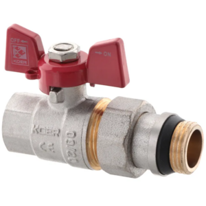 Кран з американкою 1/2" "антіпротечка" (Koer KR.227-Gi) Кран з американкою 1/2" "антіпротечка" (Koer KR.227-Gi)