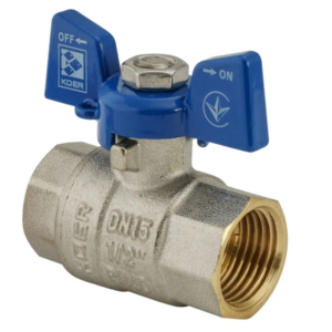 Кран кульовий Koer 1/2" ГГМ (KR.217.B) синій Кран кульовий Koer 1/2" ГГМ (KR.217.B) синій