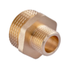 Ніпель редукційний Koer KF.N0608.WN - 3/4"x1/2" без нікелю