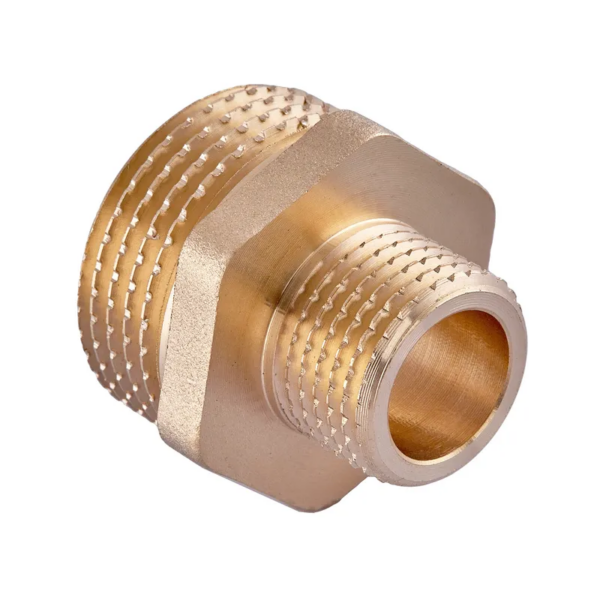 Ніпель редукційний Koer KF.N0608.WN - 3/4"x1/2" без нікелю