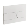 Панель змиву KOER KT-0604-03 240x160x10mm пластикова, кнопка закруглена (колір білий) Панель змиву KOER KT-0604-03 240x160x10mm пластикова, кнопка закруглена (колір білий)