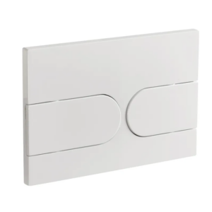 Панель змиву KOER KT-0604-03 240x160x10mm пластикова, кнопка закруглена (колір білий) Панель змиву KOER KT-0604-03 240x160x10mm пластикова, кнопка закруглена (колір білий)