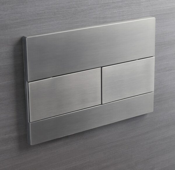 Панель змиву KOER KT-0603-07 240x160x10mm пластикова, кнопка лінійна (колір графіт) Панель змиву KOER KT-0603-07 240x160x10mm пластикова, кнопка лінійна (колір графіт)