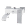 Душова колона зі змішувачем KOER KB-56007-04, 3 функції (Колір хром+білий)