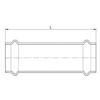 Муфта насувна KOER KQ.C42 PRESS-INOX AISI 304 42x42 Муфта насувна KOER KQ.C42 PRESS-INOX AISI 304 42x42