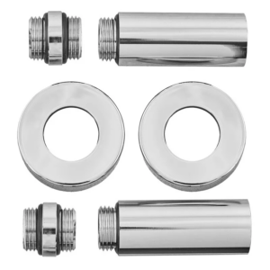 Комплект подовжувачів 1/2Fx1/2M хромований KOER KF.SET.06MF Комплект подовжувачів 1/2Fx1/2M хромований KOER KF.SET.06MF