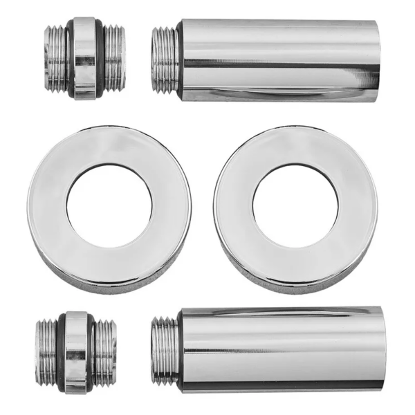 Комплект подовжувачів 1/2Fx1/2M хромований KOER KF.SET.06MF Комплект подовжувачів 1/2Fx1/2M хромований KOER KF.SET.06MF