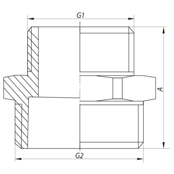 Ніпель редукційний 1-1 / 4 "x1-1 / 2" Koer KF.N1216