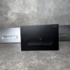 Панель змиву KOER KT-0608-05 240x160x10mm пластикова, кнопка закруглена (колір чорний матовий)
