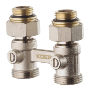 Вузол нижнього підключення радіатора прямий 3/4"x1/2" Koer KR.1133 (комплект) Вузол нижнього підключення радіатора прямий 3/4"x1/2" Koer KR.1133 (комплект)