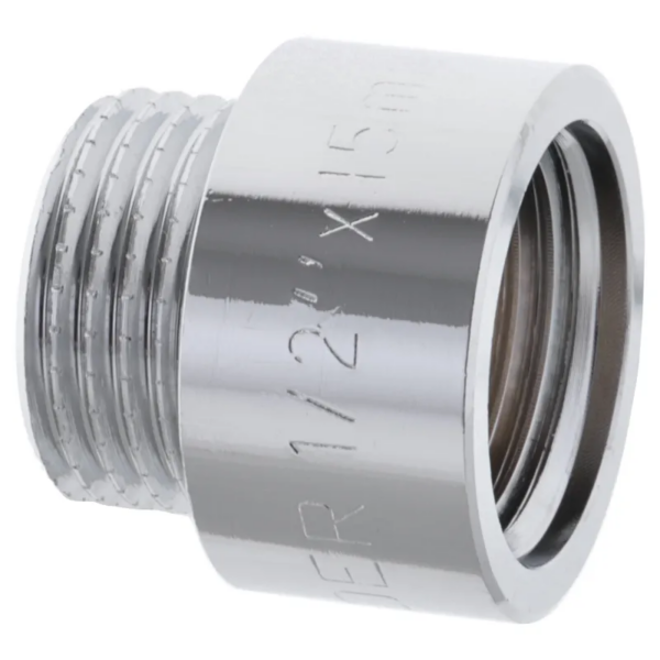 Подовжувач 1/2" 15мм (хром) Koer KF.E06-15.CHR Подовжувач 1/2" 15мм (хром) Koer KF.E06-15.CHR
